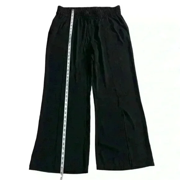 Andeawy Black Tie in Front Casual Pants Size XXL Open in Front - Picture 3 of 9